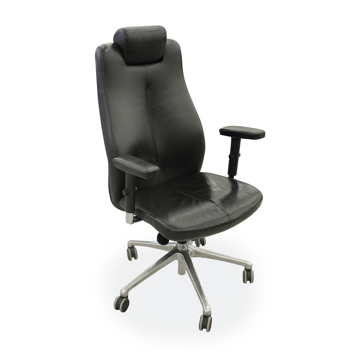 Naudota darbo kėdė, ND-kd-257 , juoda, (maksimali apkrova 110 kg)