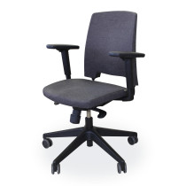 Naudota ergonominė darbo kėdė, ND-kd-261 ARCA, tamsiai pilka, (maksimali apkrova 100 kg)