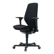 Naudota ergonominė darbo kėdė, ND-kd-262 Kinnarps 9000, juoda, (maksimali apkrova 100 kg)