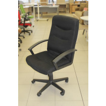 Naudota darbo kėdė, ND-kd-255 , juoda, (maksimali apkrova 80 kg)