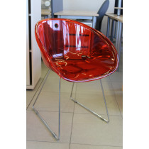 Naudota lankytojų kėdė, ND-kd-271 , raudona, (maksimali apkrova 110 kg)