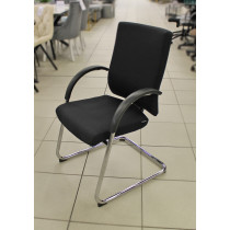 Naudota lankytojų kėdė, ND-kd-292-1 Dauphin, juoda. (maksimali apkrova 110 kg)