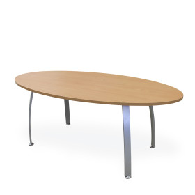 Posėdžių stalas, ovalus BV-ST3-oval-met bukas 2000x1000x740