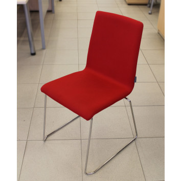 Naudota lankytojų kėdė, ND-kd-260 Narbuto, raudona, (maksimali apkrova 100 kg)