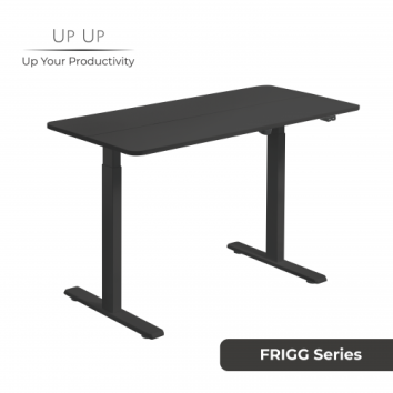Reguliuojamo aukščio stalas, elektrinis, 1-UP-UP-Frigg-juodas