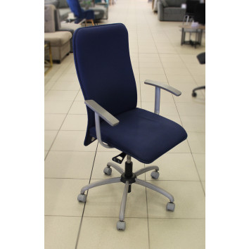 Naudota ergonominė darbo kėdė, ND-kd-248-2 VERSO, mėlyna, (maksimali apkrova 100 kg)