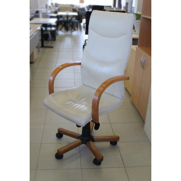 Naudota vadovo kėdė, ND-kd-279 Profim, smėlio spalvos, (maksimali apkrova 100 kg)