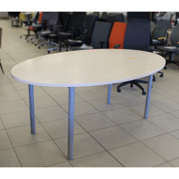 Posėdžių stalas, ovalus ND-ST-755, 1950x1200x750 beržas