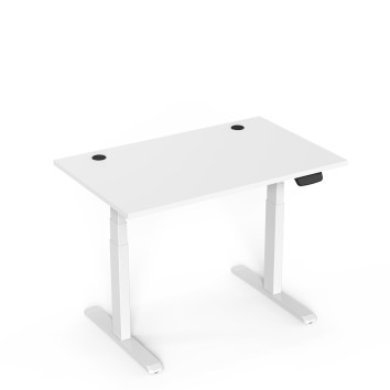 Reguliuojamo aukščio stalas, elektrinis, UP-Thor-L, baltas, rėmas baltas